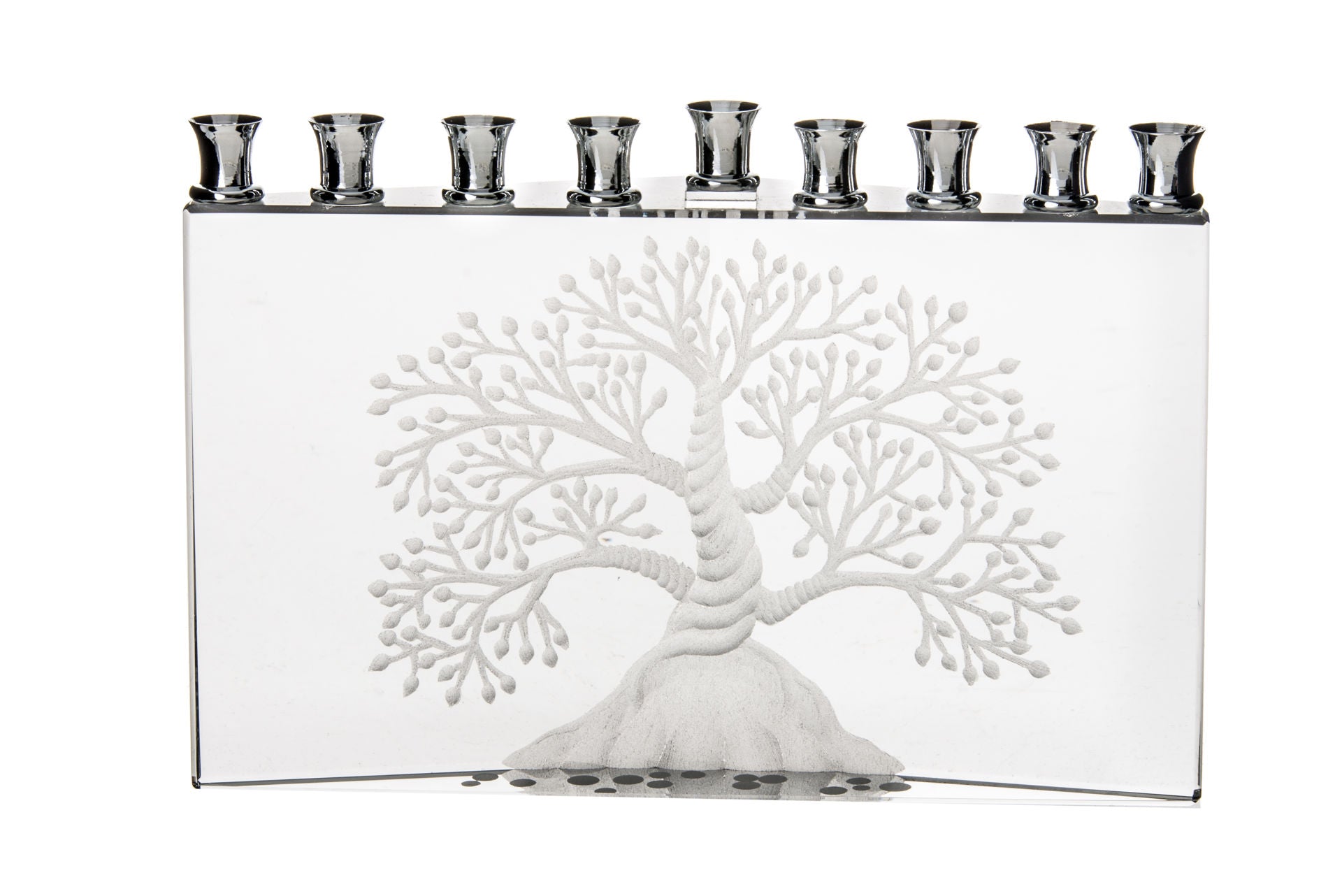 Etz Chaim Crystal Menorah | Judaica Square Lakewood