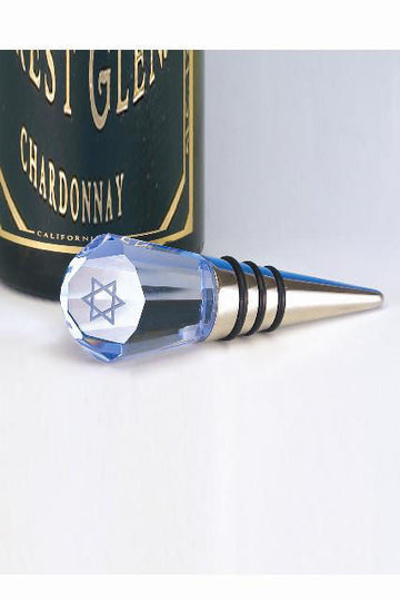 Crystal Wine Stopper | Judaica Square Lakewood