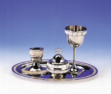 Mother of Pearl Havdallah Set | Judaica Square Lakewood