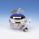 #473 Honey Apple Bowl & Spoon Mother of Pearl