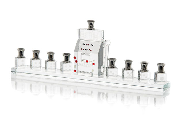 Jackpot Menorah — alternate view | Judaica Square Lakewood