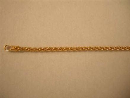 14K Yellow Gold Spiga Chain