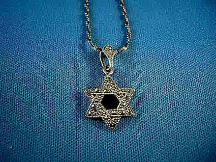 Marcasite Star of David