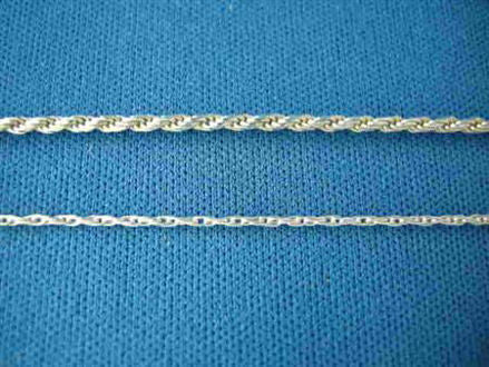 Sterling Silver Light Rope Chain