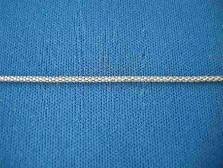 Sterling Silver Popcorn Chain