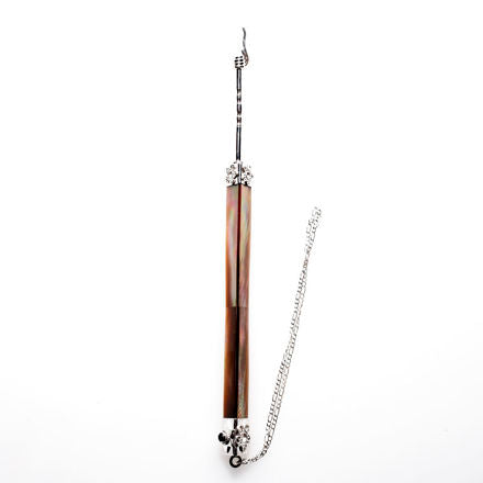 Yad Bronze Mussel Triangle and Sterling Silver