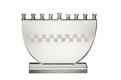 #665-M Checker Board menorah