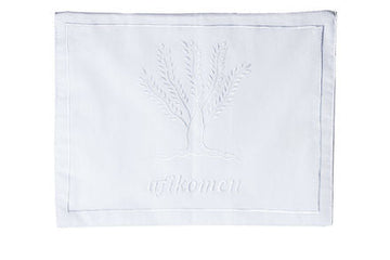 Tree of Life White Afikoman Bag