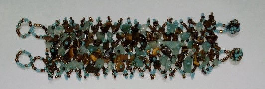 Gemstone and Glass Bead Bracelet | Judaica Square Lakewood