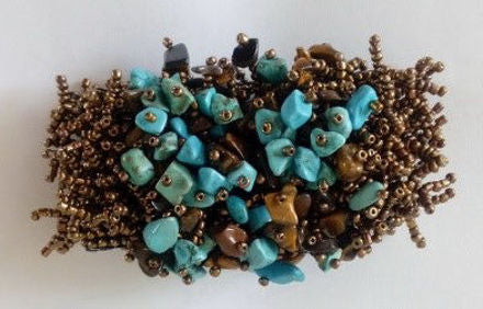 and Glass Bead Bracelet