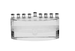 #156-C ,Crystal Ice Menorah