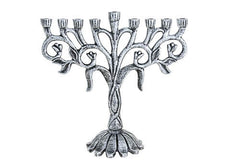 #206-S Menorah Tulip Silver