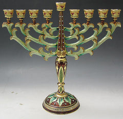 #6085 Jeweled Menorah