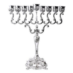 #893-S Silver Plated Menorah