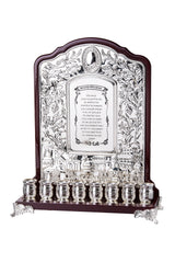 #13809 Silver Plated Menorah