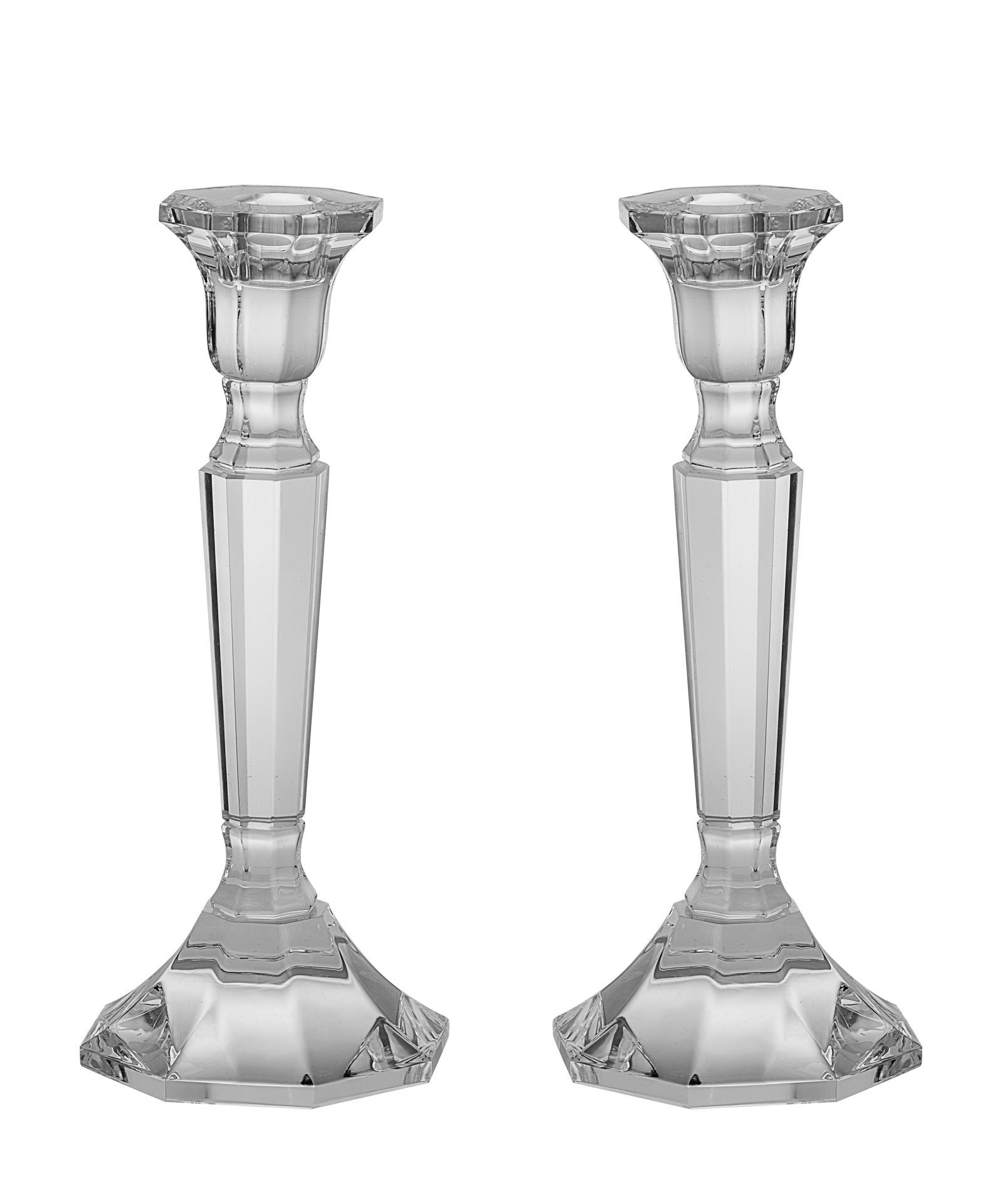 Crystal Tall Candle Stick Candlesticks | Judaica Square Lakewood