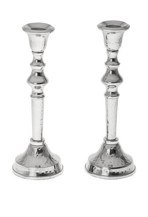 Stainless Steel Candle Stick Hammered