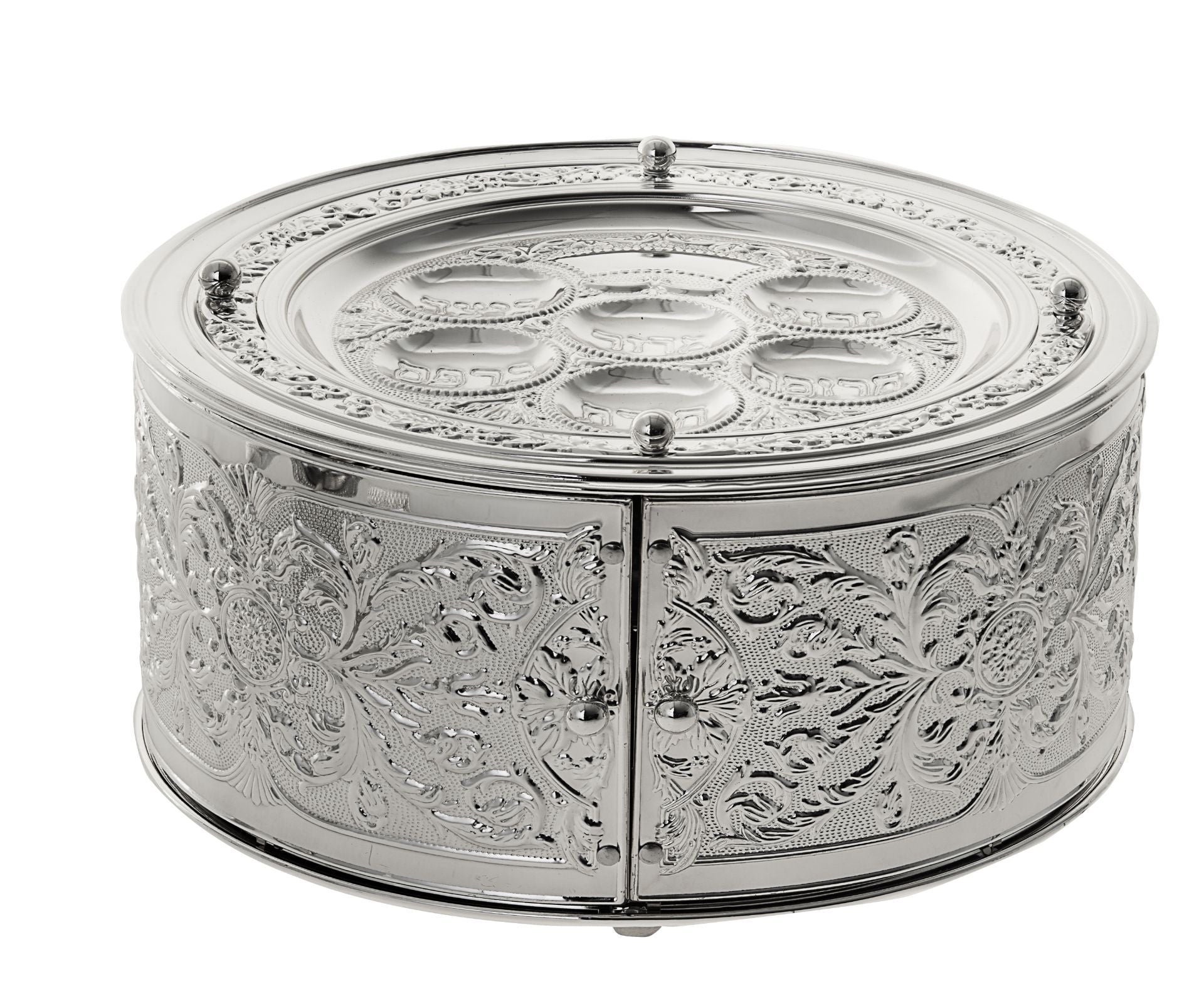 Three Tier Seder Plate | Judaica Square Lakewood
