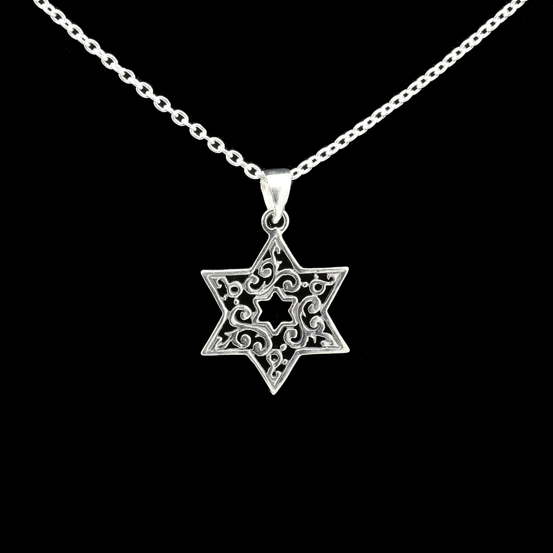 Mooresque Star of David Pendant | Judaica Square Lakewood