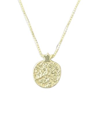 Handcrafted Sterling Silver Micro-Byte Pomegranate on chain