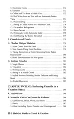 The Halachic Guide to Travel and Vacation