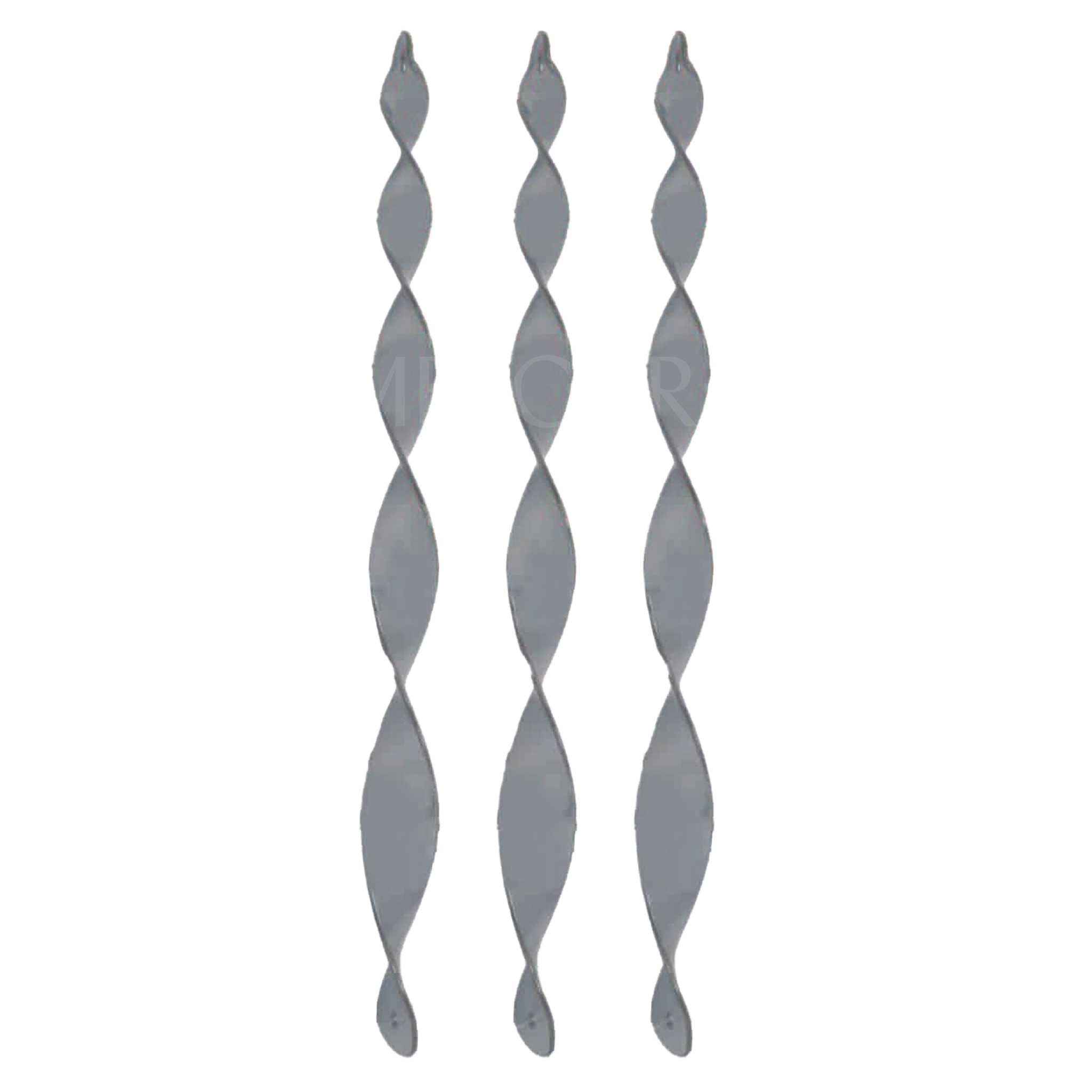 Noy Sukkah, Silver Hanging Twisted Stick - Sukkah Decorations