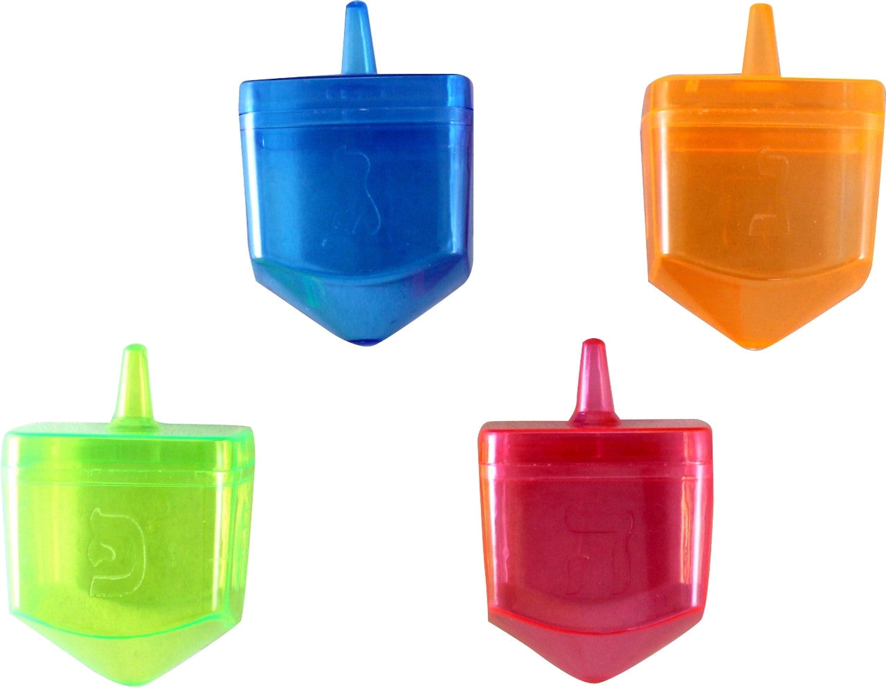 Fillable Dreidels- Small 2" x 2.5" (10 in a pack) (DR-D600105)