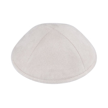 Ivory suede iKippah kippah / yarmulke