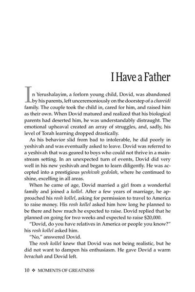 Moments of Greatness