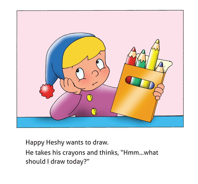 Happy Heshy Paints a Picture — Menucha Publishers | Judaica Square Lakewood