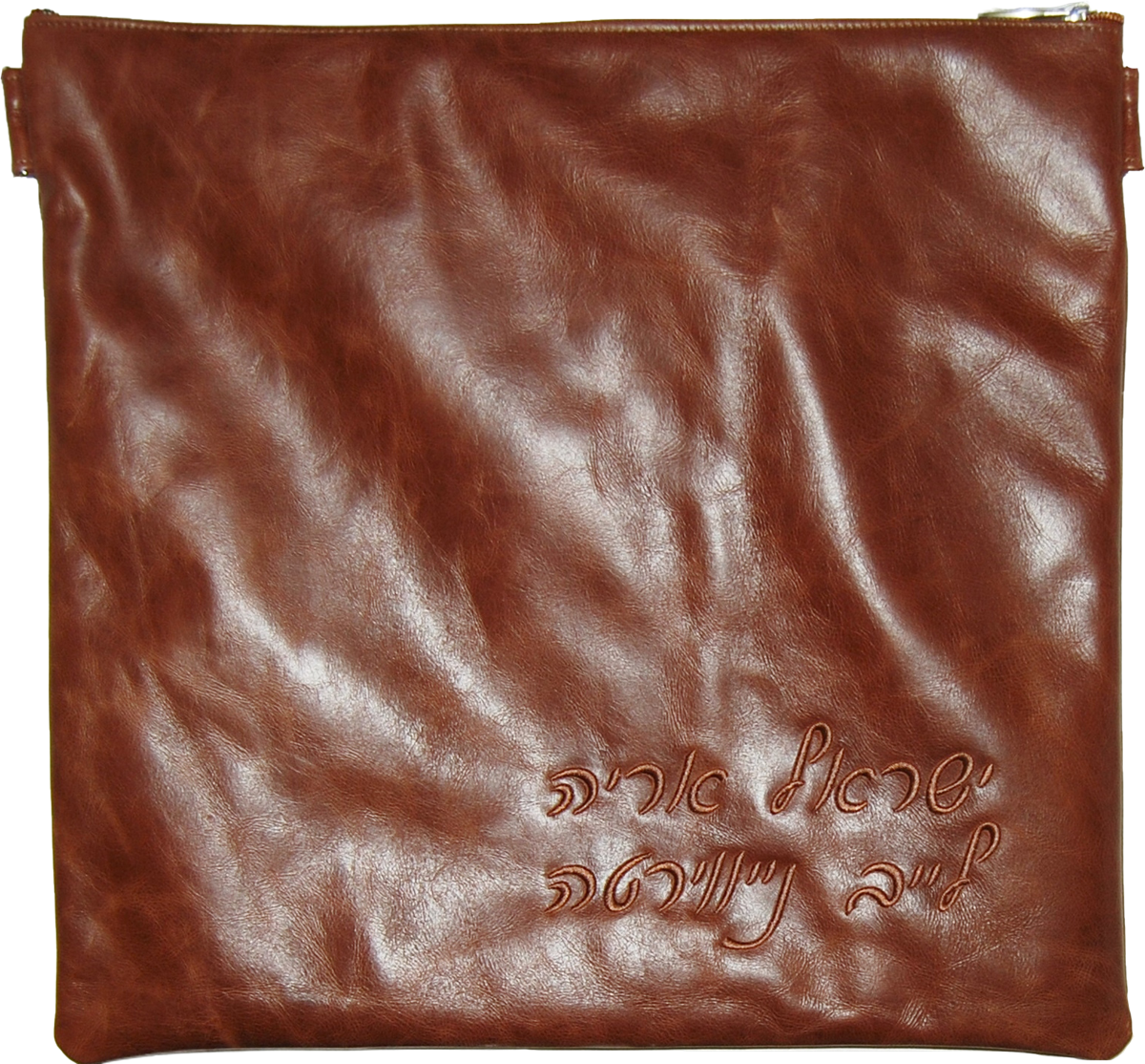 Prestige Regal Leather Tallit & Tefillin Bag (100F-TN)