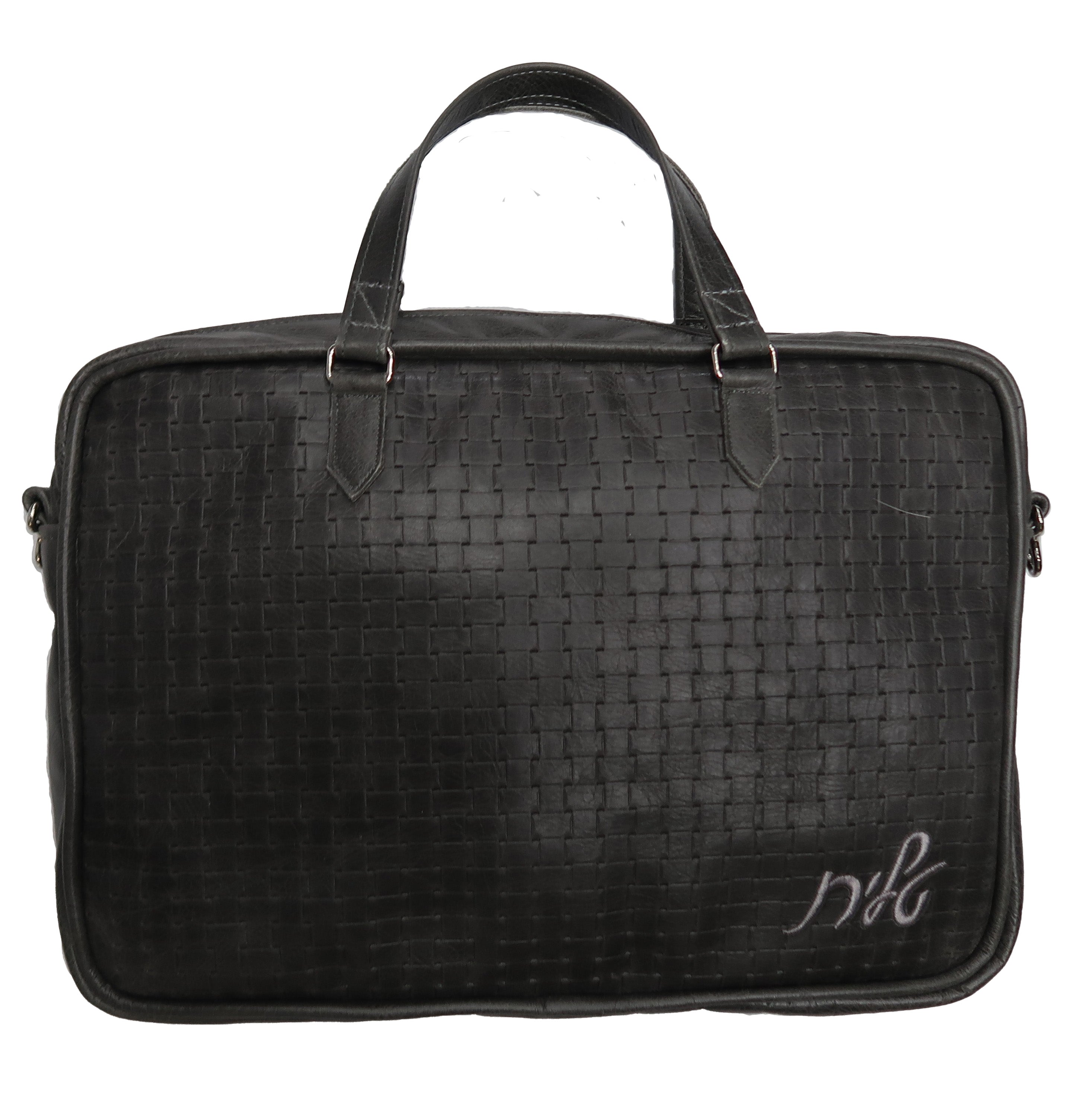 Prestige Custom Leather Tallit & Tefillin Bag — Travel & Compact Design (1050B-CH)