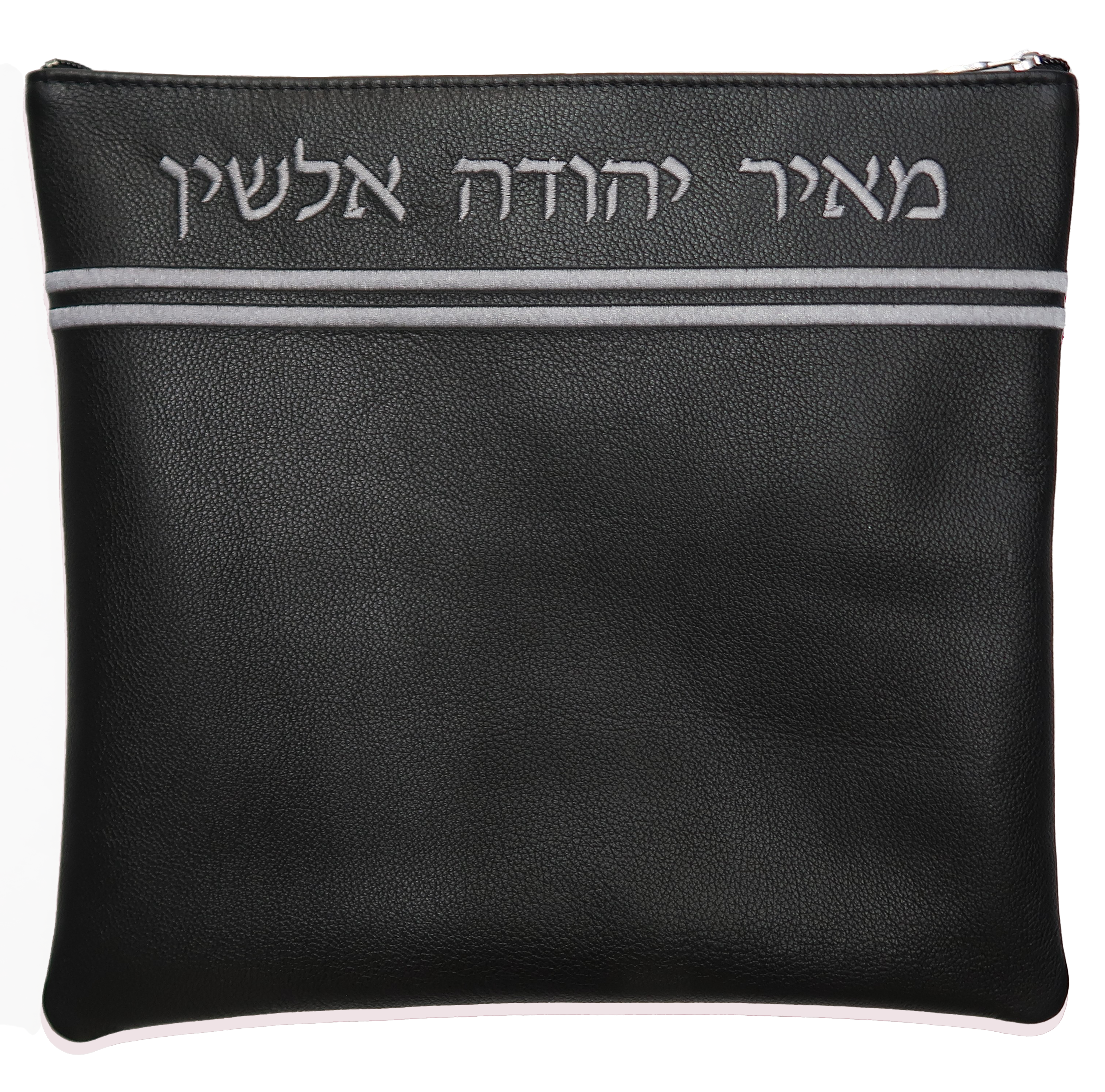 Prestige Classic Leather Tallit & Tefillin Bag (125B-BK)
