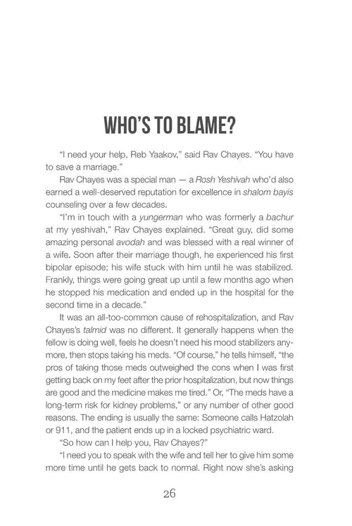 Stories & Halachah from the Psychiatrist's Couch