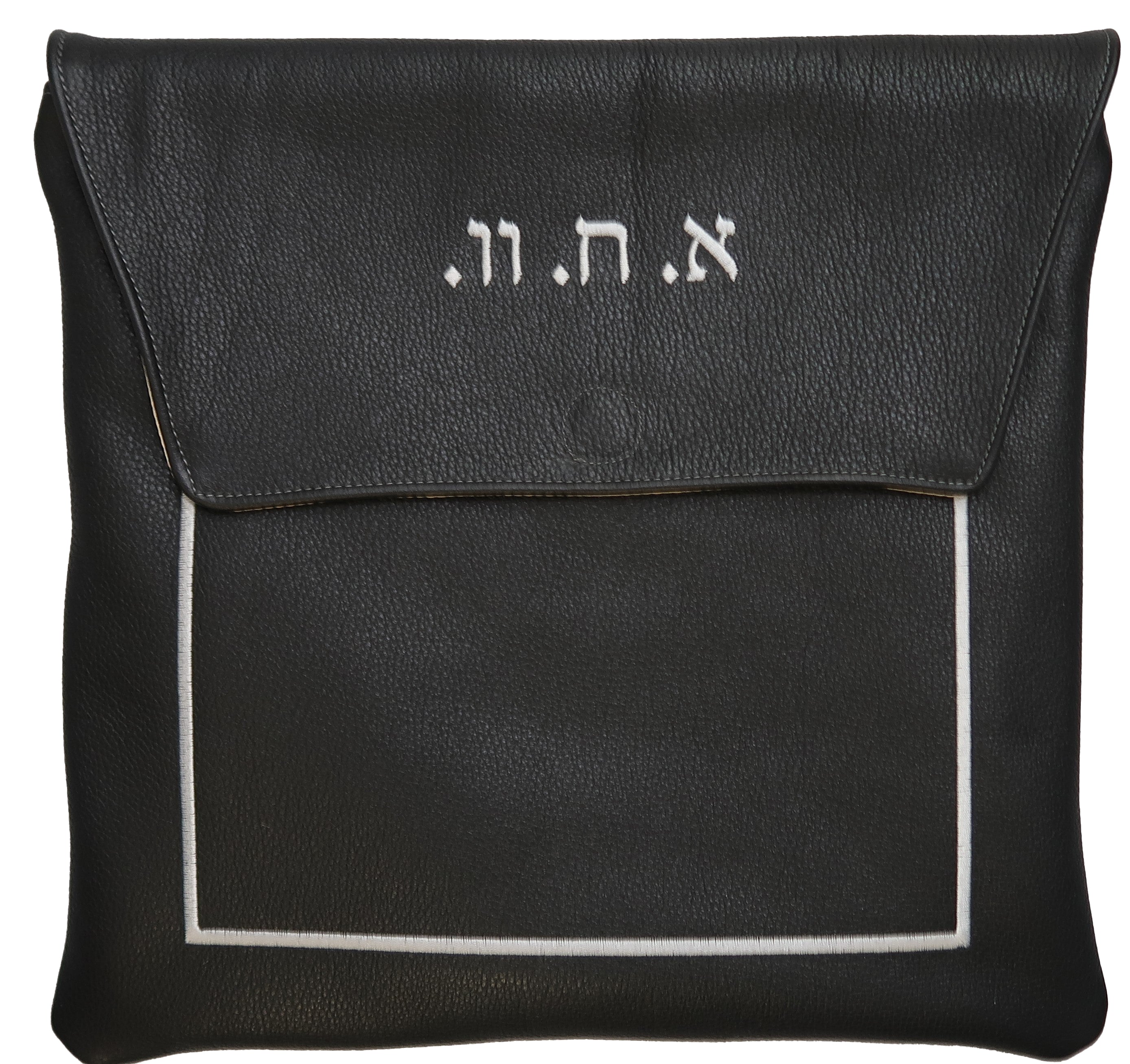 Prestige Classic Leather Tallit & Tefillin Bag (135B-BK2)