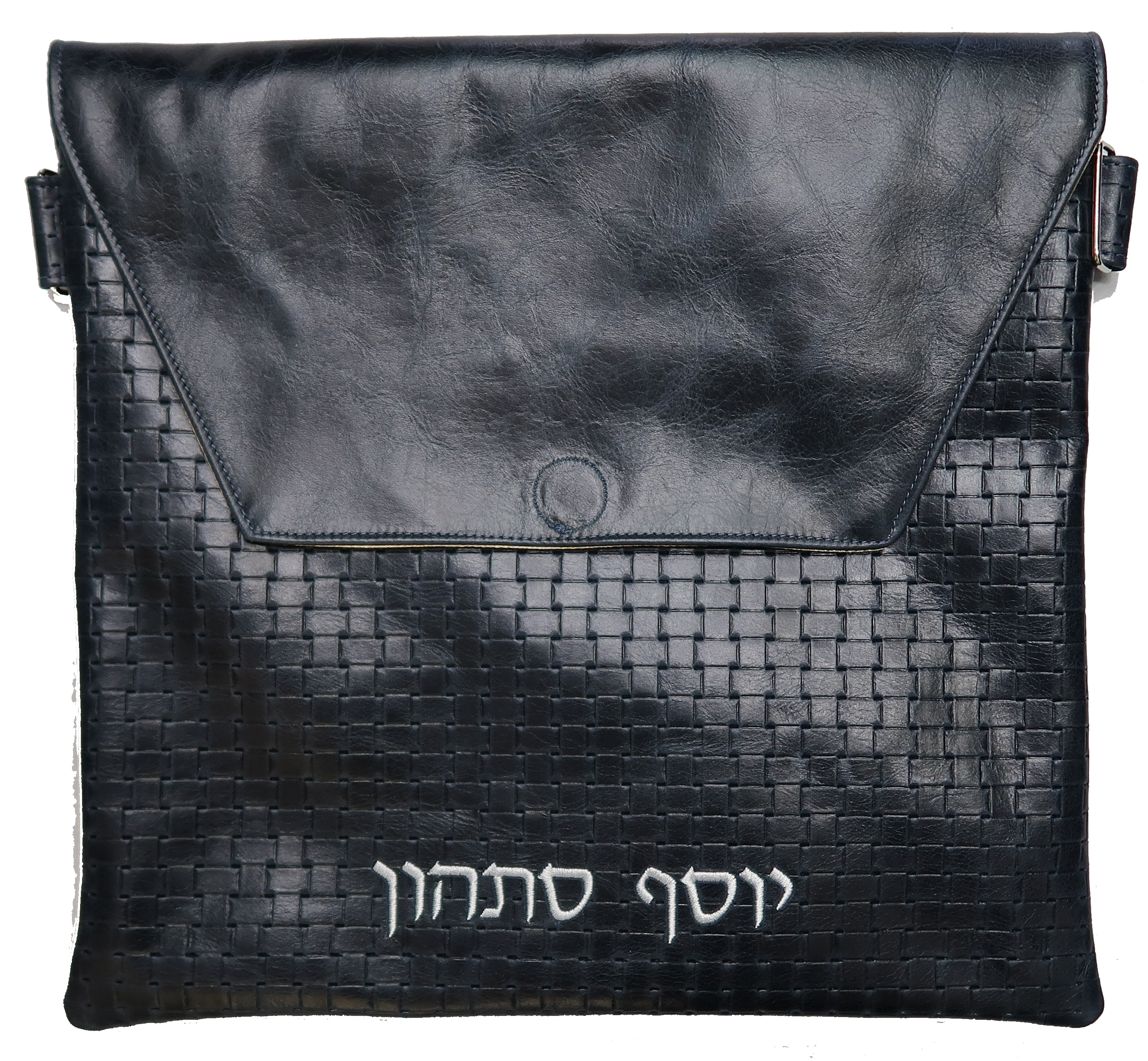 Prestige Regal Leather Tallit & Tefillin Bag (135F-NV)
