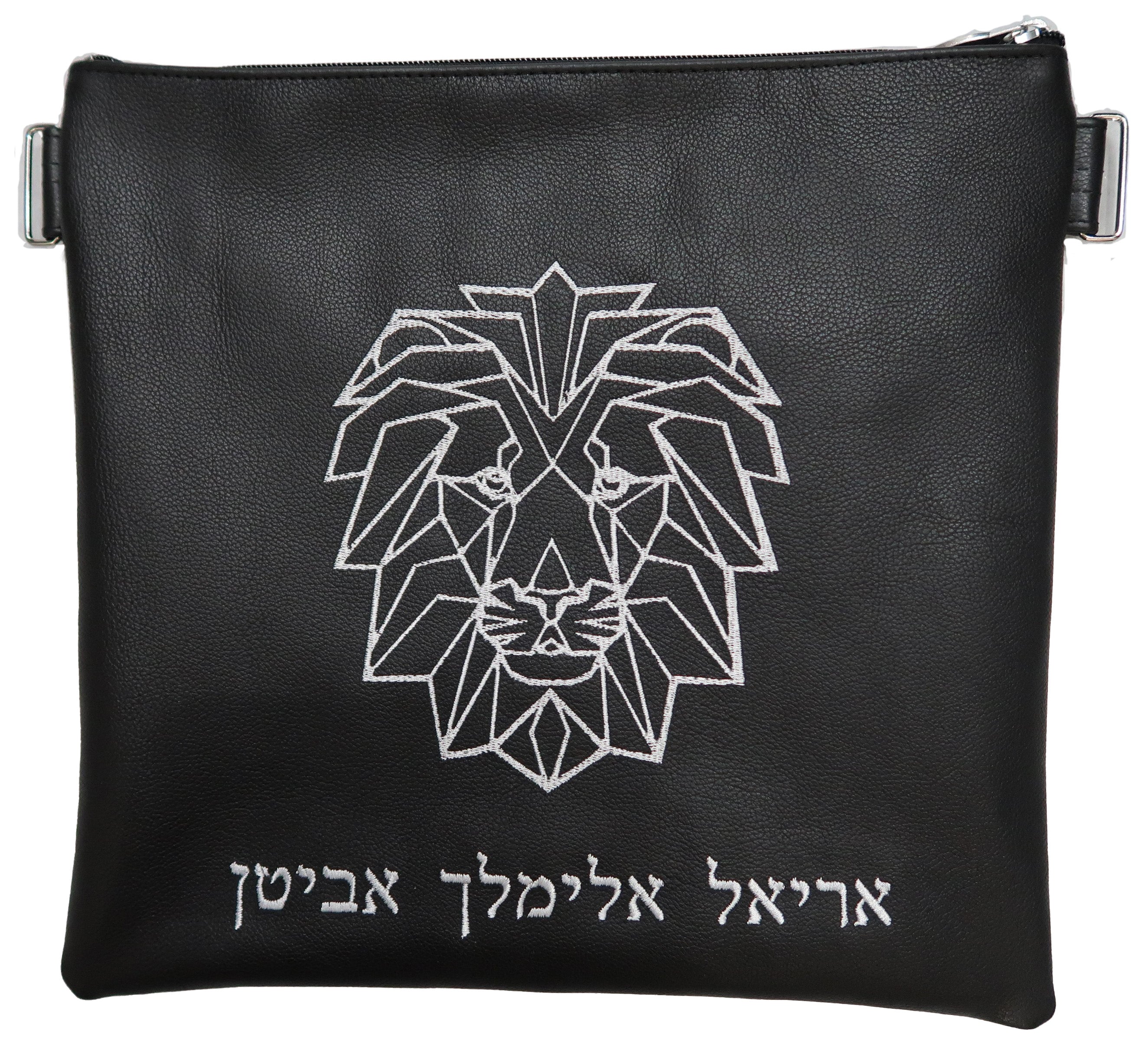 Prestige Leather Tallit & Tefillin Bag (525D-BK)
