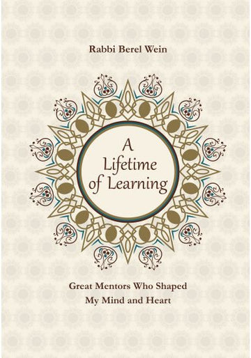 Lifetime of Learning book cover by Rabbi Berel Wein zt'l
