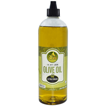 Extra Virgin Olive Oil 32 oz — bottle of first-press menorah lighting oil