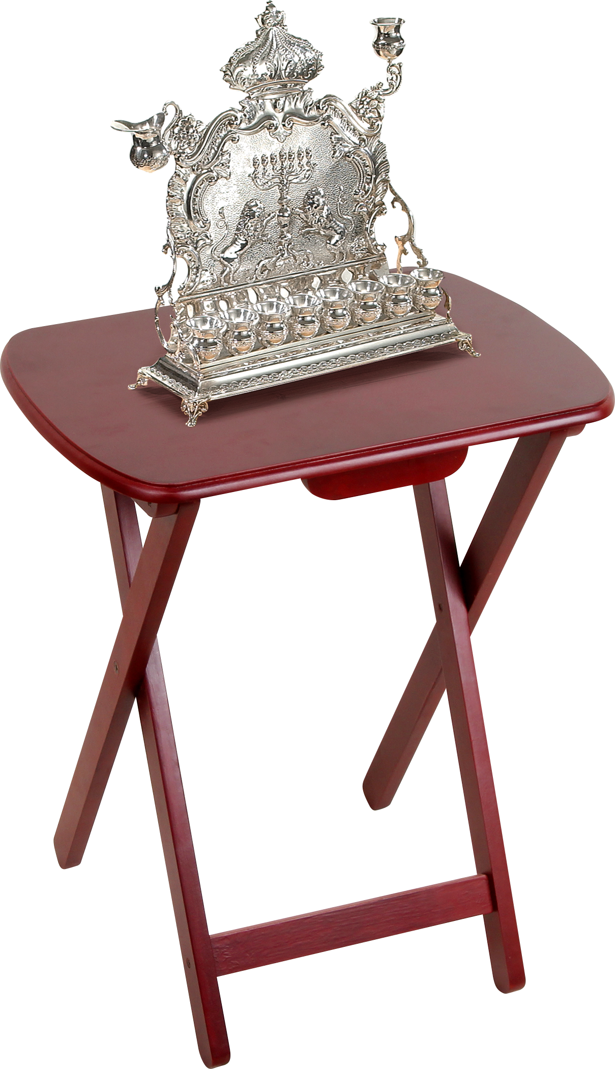 Folding Menorah Stand 20" Height — Judaica Square