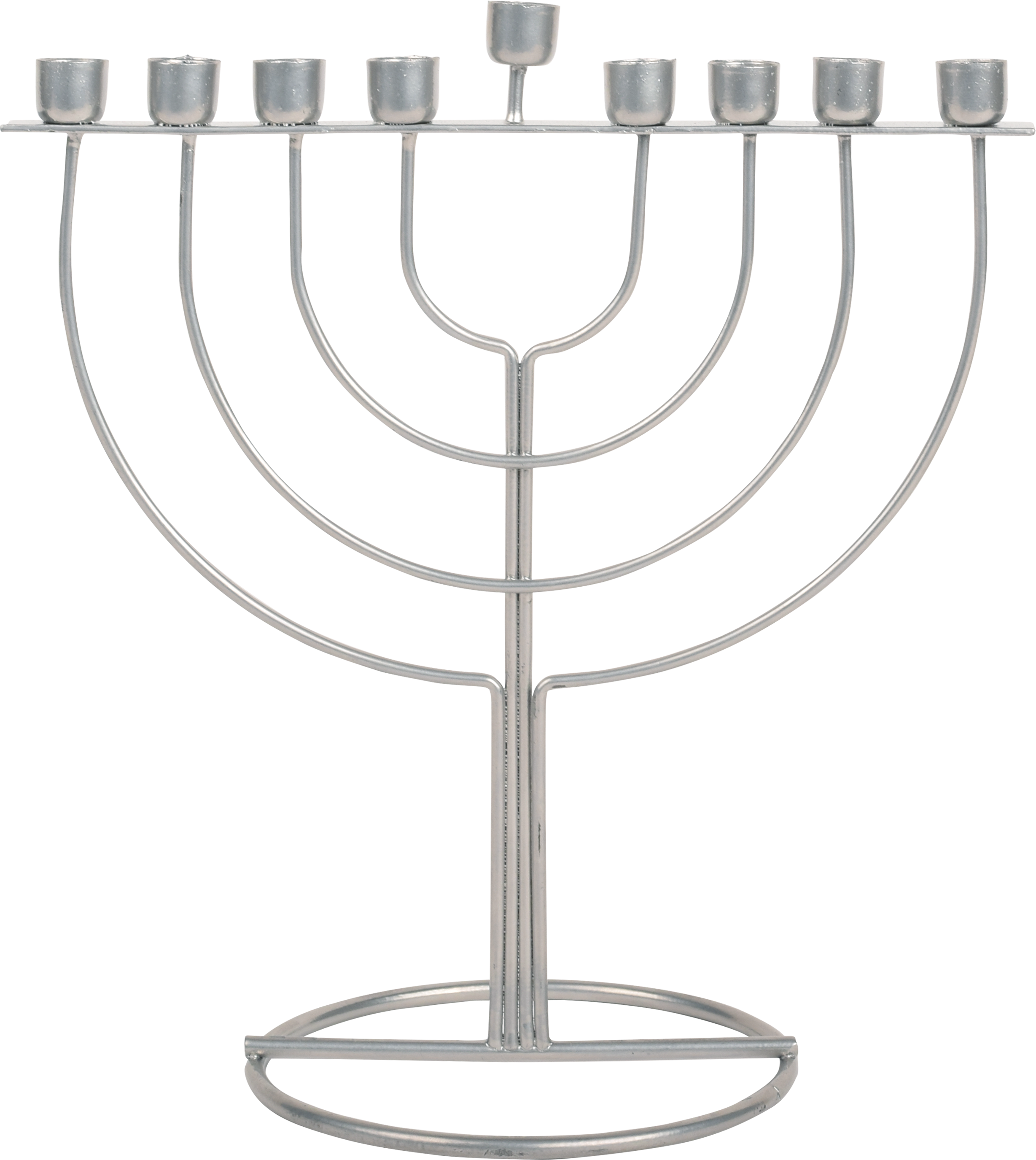 WireFrame Menorah - Silver — Judaica Square