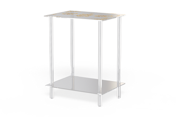 Chanukah Acrylic Table — Clear Acrylic Menorah Stand