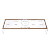 Raised Lucite Simanim Trays