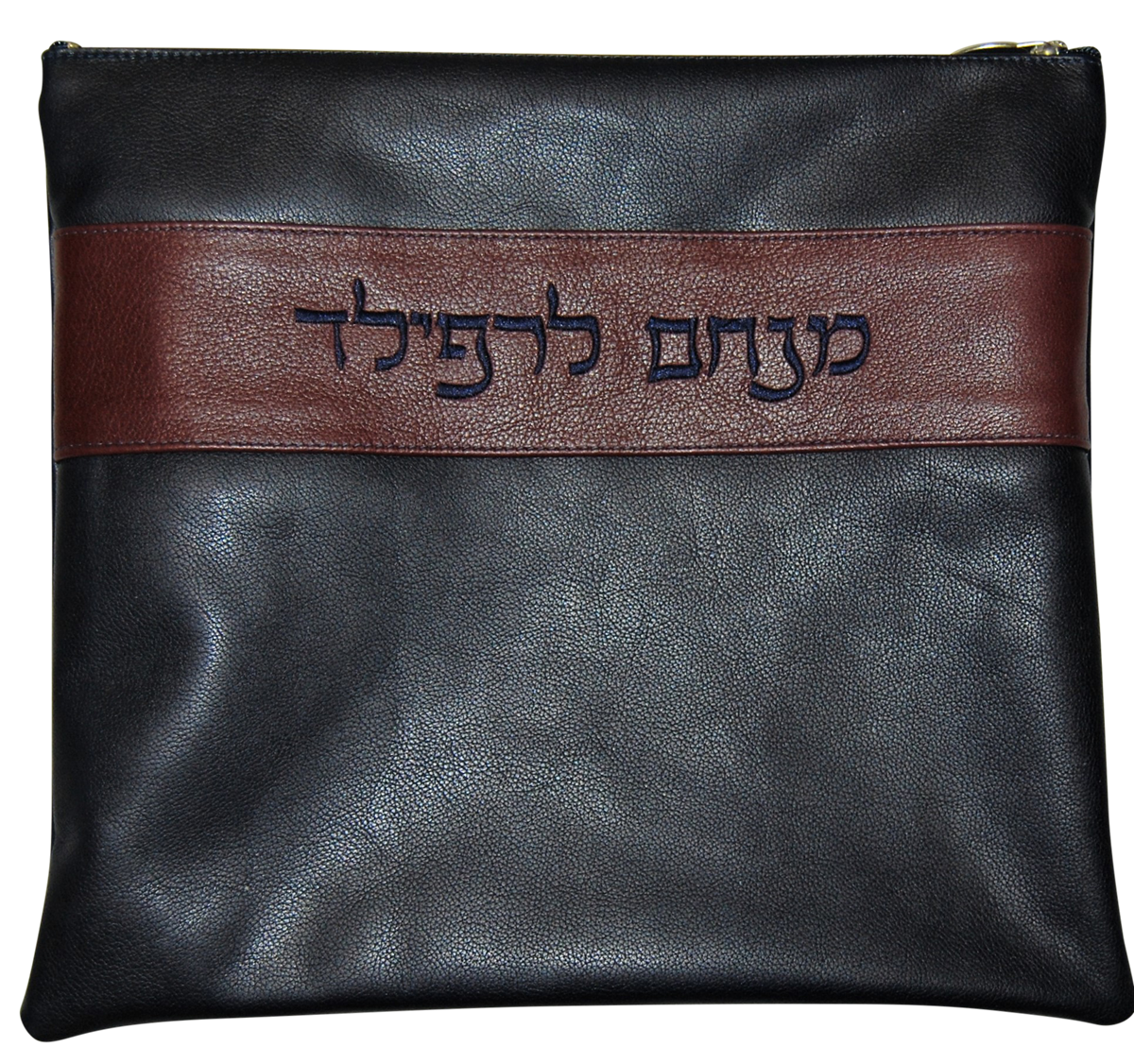 Prestige Leather Tallit & Tefillin Bag (375D-NV)