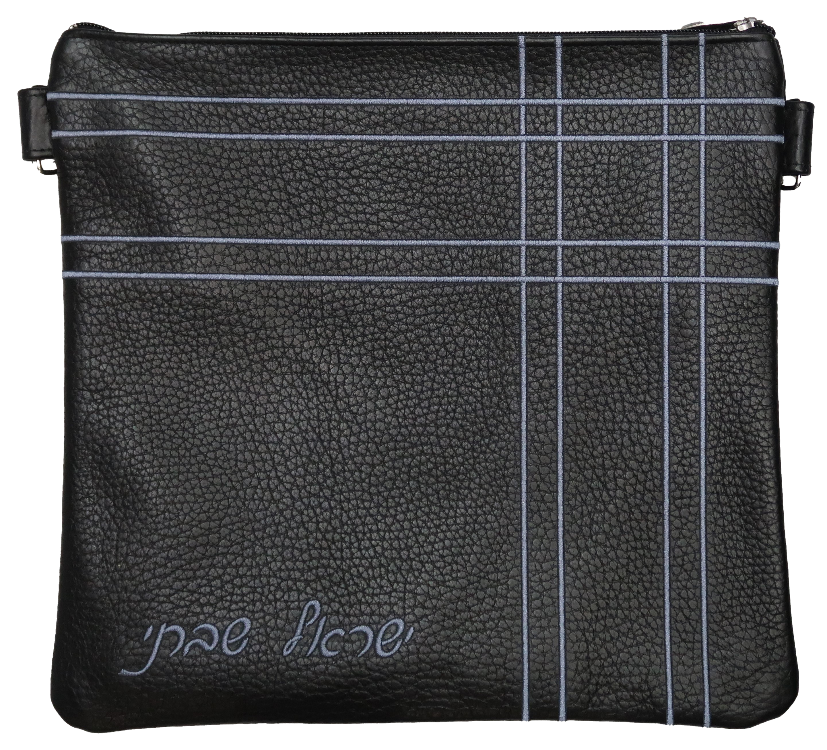 Prestige Contemporary Leather Tallit & Tefillin Bag (415C-BK)
