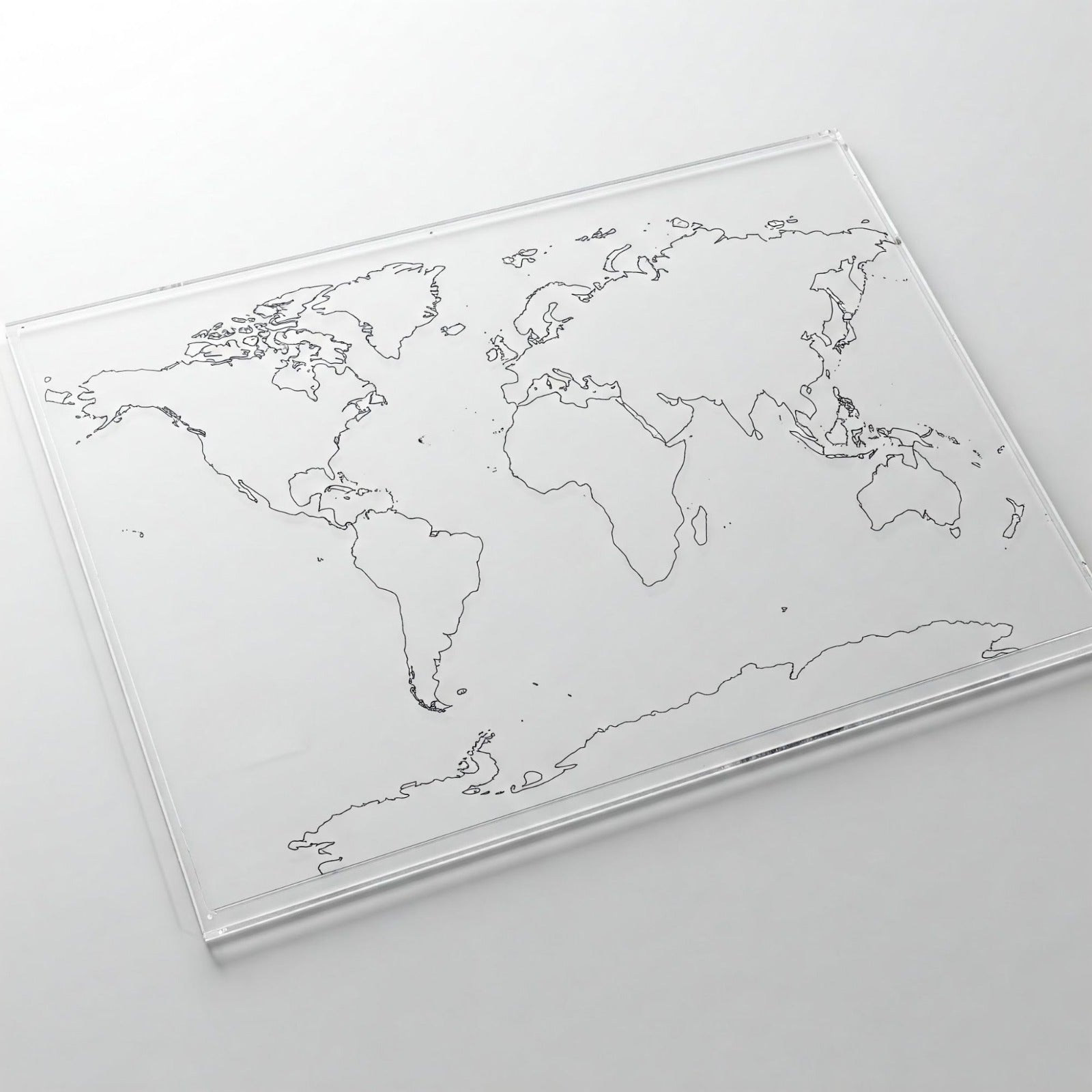 Lucite World Map