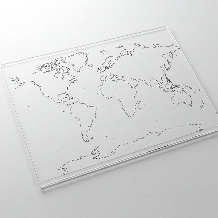 Lucite World Map
