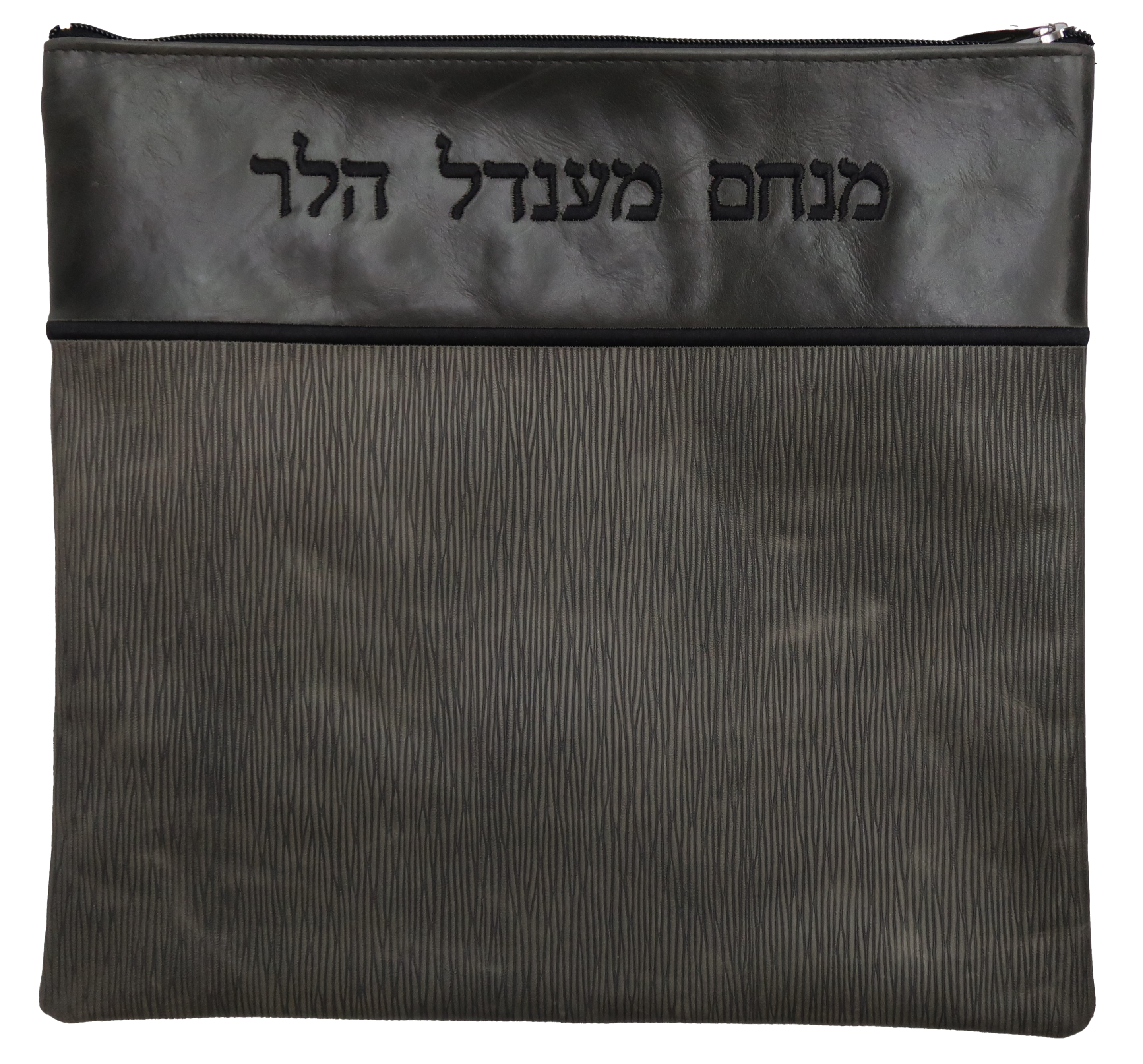 Prestige Regal Leather Tallit & Tefillin Bag (660F-GR)
