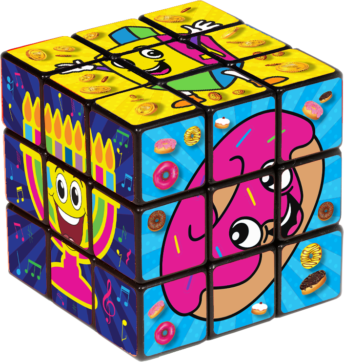 Chanukah Magic Cube Medium — Judaica Square