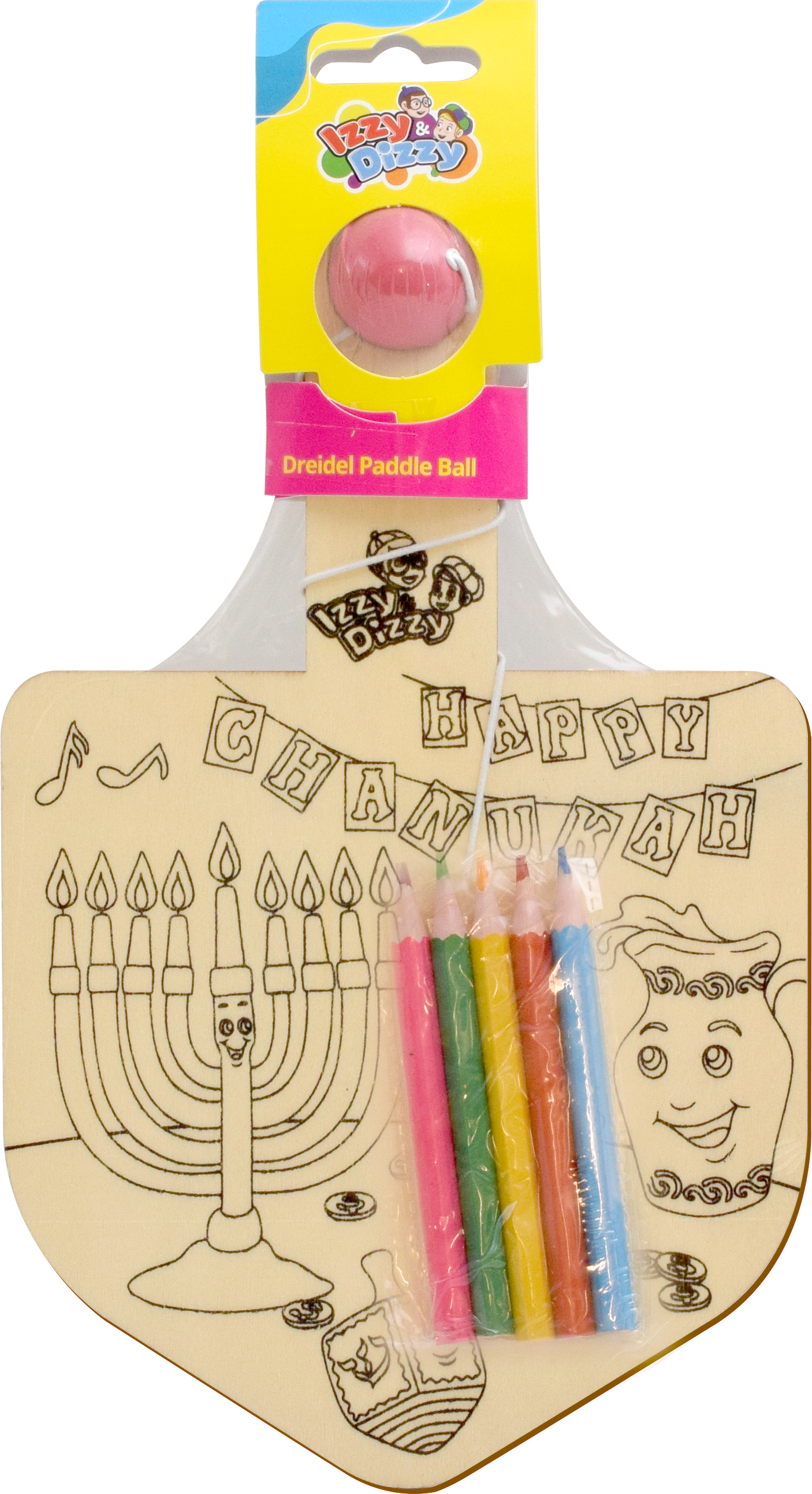 Dreidel Paddle Toy — Judaica Square